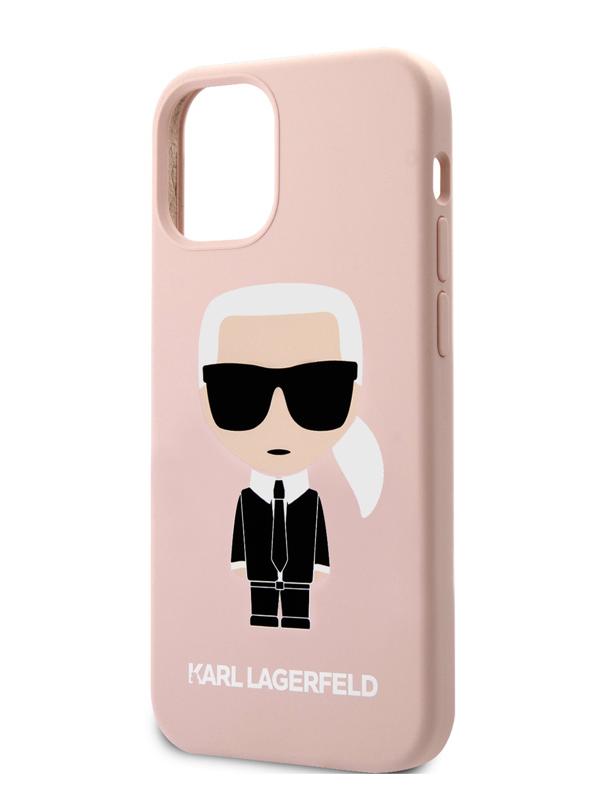 

Чехол Karl Lagerfeld для iPhone 12 Pro Max силиконовый с эффектом Soft-touch, черный, Liquid silicone