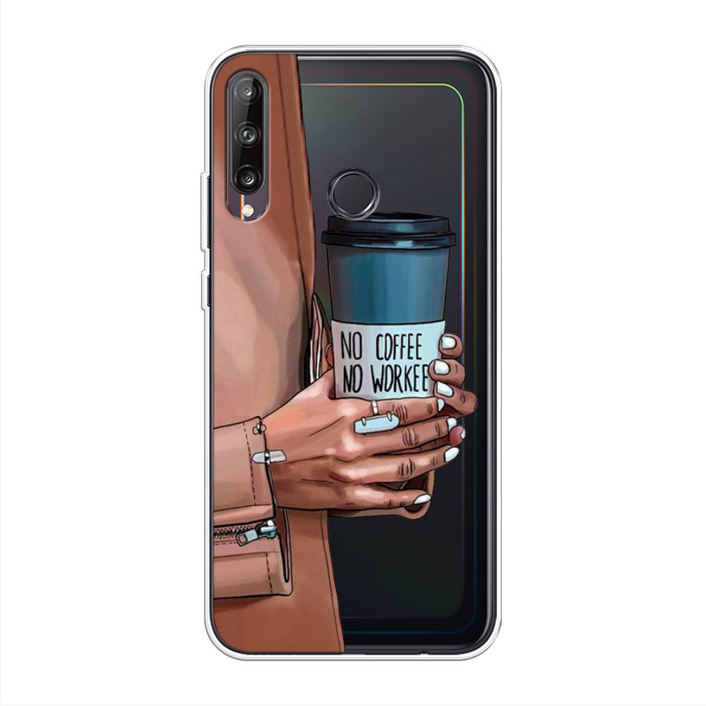 

Чехол Awog на Huawei Y7p "No coffee", Коричневый;серый, 6103350-7
