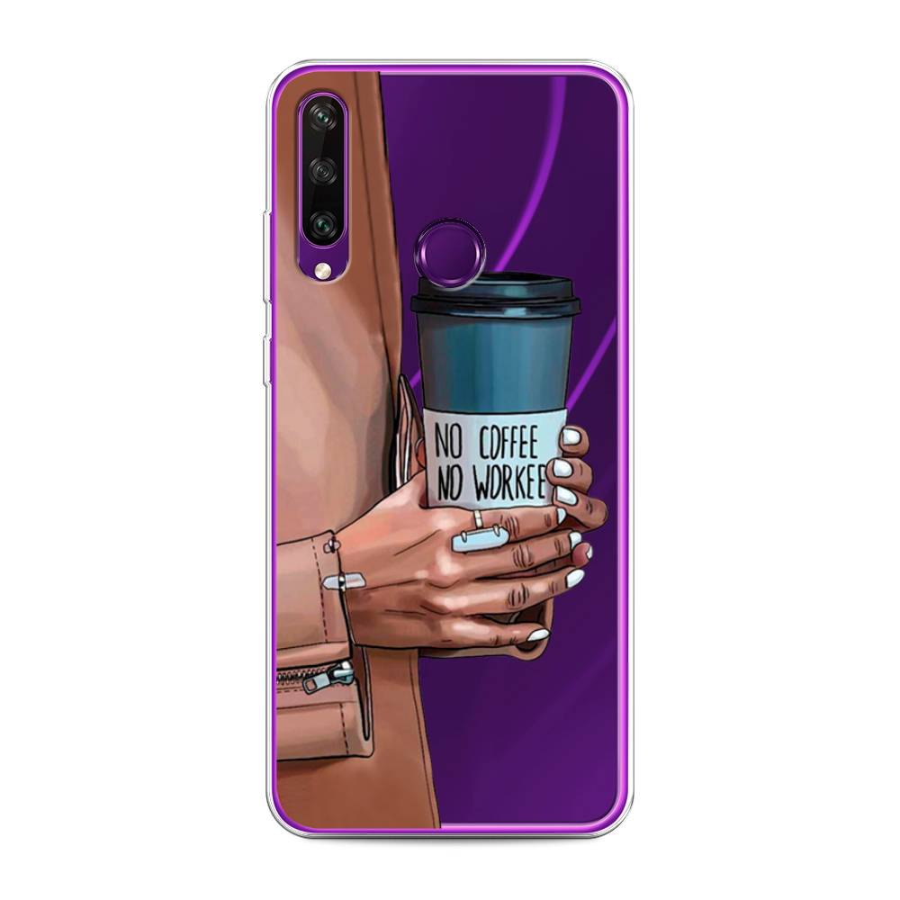 

Чехол Awog на Huawei Y6p "No coffee", Коричневый;серый, 6103250-7