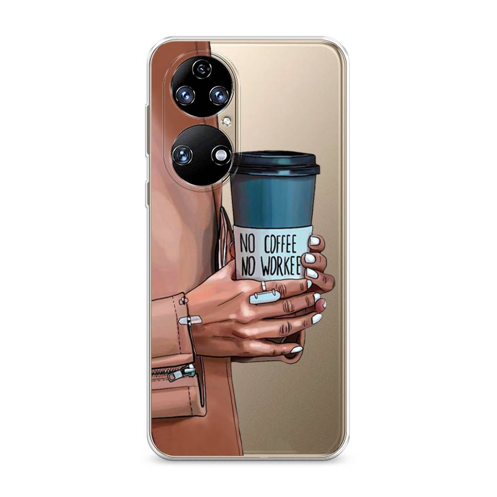 фото Чехол awog "no coffee" для huawei p50