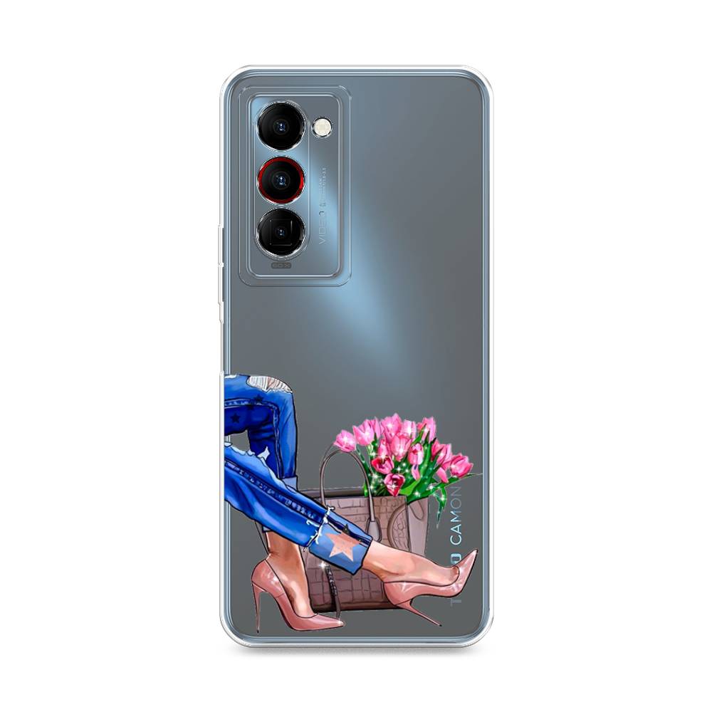 

Чехол Awog на Tecno Camon 18 Premier "Каблучки", Разноцветный, 300850-7