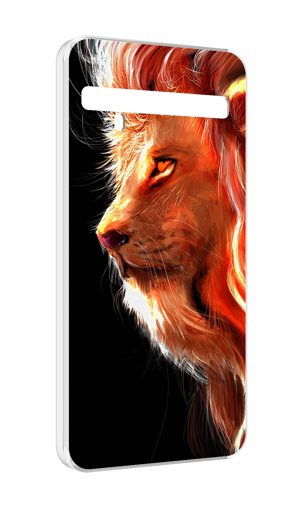 

Чехол MyPads Арт-рисунок-льва мужской для TCL 10 Pro / TCL 10 + Plus, Прозрачный, Tocco