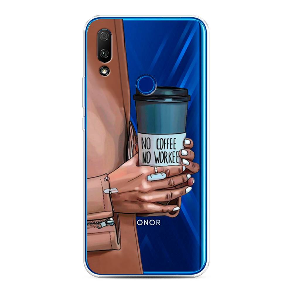 

Чехол Awog на Honor 9X "No coffee", Коричневый;серый, 69950-7