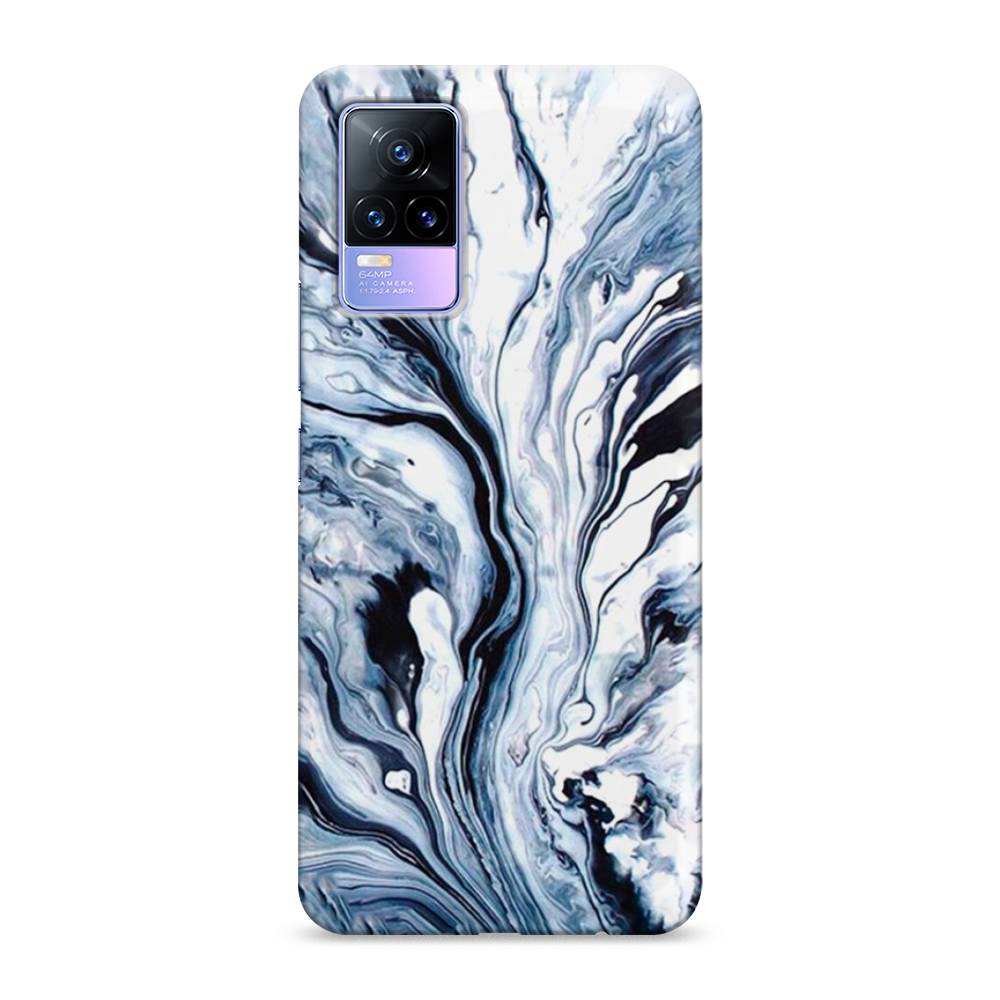 

Пластиковый чехол "Голубой минерал мрамор" на Vivo V21e 4G, 264520-2