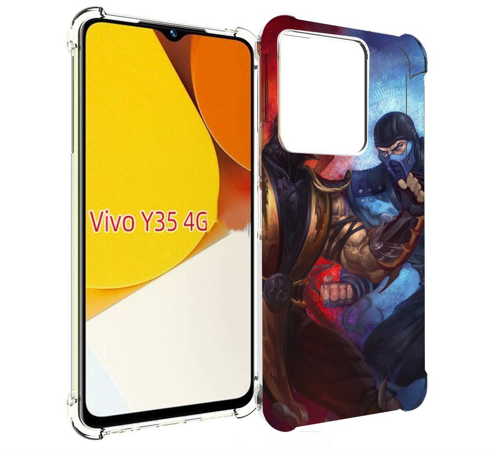 

Чехол MyPads Mortal Kombat art для Vivo Y35 4G 2022 / Vivo Y22, Прозрачный, Tocco