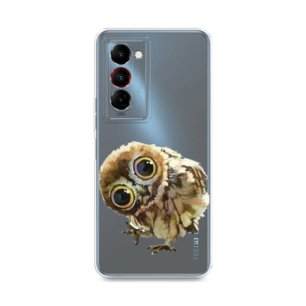 

Чехол Awog на Tecno Camon 18 Premier "Любопытный совенок", Разноцветный, 300850-1