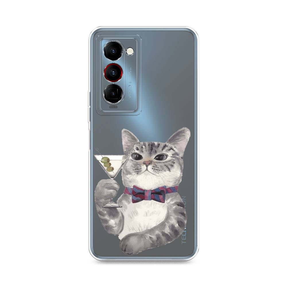 

Чехол Awog "Кот джентльмен" для Tecno Camon 18 Premier