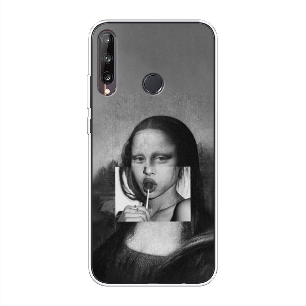 фото Чехол awog "mona lisa sucking lollipop" для huawei y7p