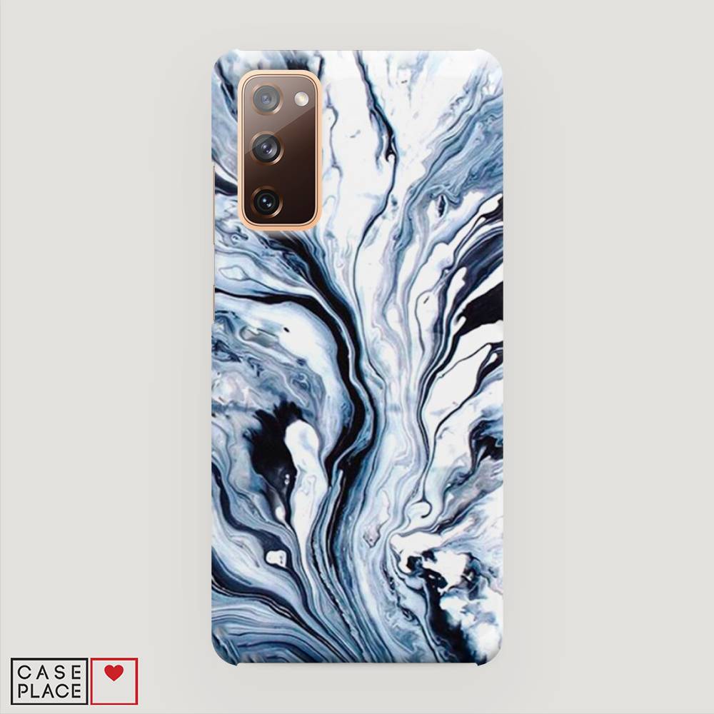 

Пластиковый чехол "Голубой минерал мрамор" на Samsung Galaxy S20 FE, 2101320-2