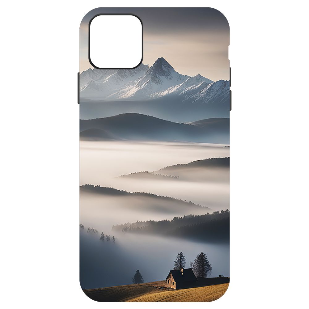

Чехол-накладка Krutoff Soft Case Туман для iPhone 11 Pro Max черный