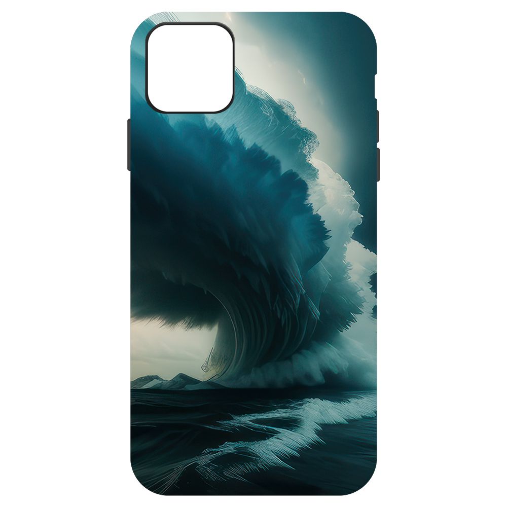 

Чехол-накладка Krutoff Soft Case Торнадо для iPhone 11 Pro Max черный