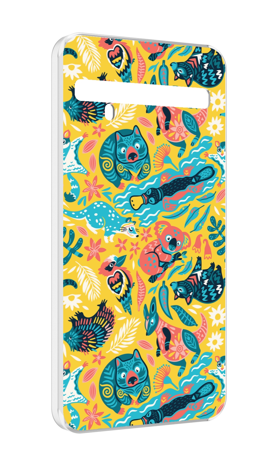 

Чехол MyPads seamless-pattern для TCL 10 Pro / TCL 10 + Plus, Прозрачный, Tocco