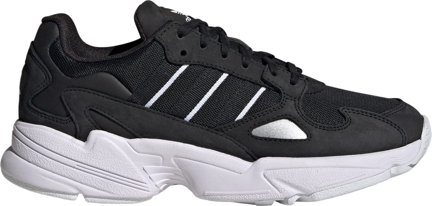 

Кроссовки женские Adidas FALCON W черные 7.5 UK, Черный, FALCON W