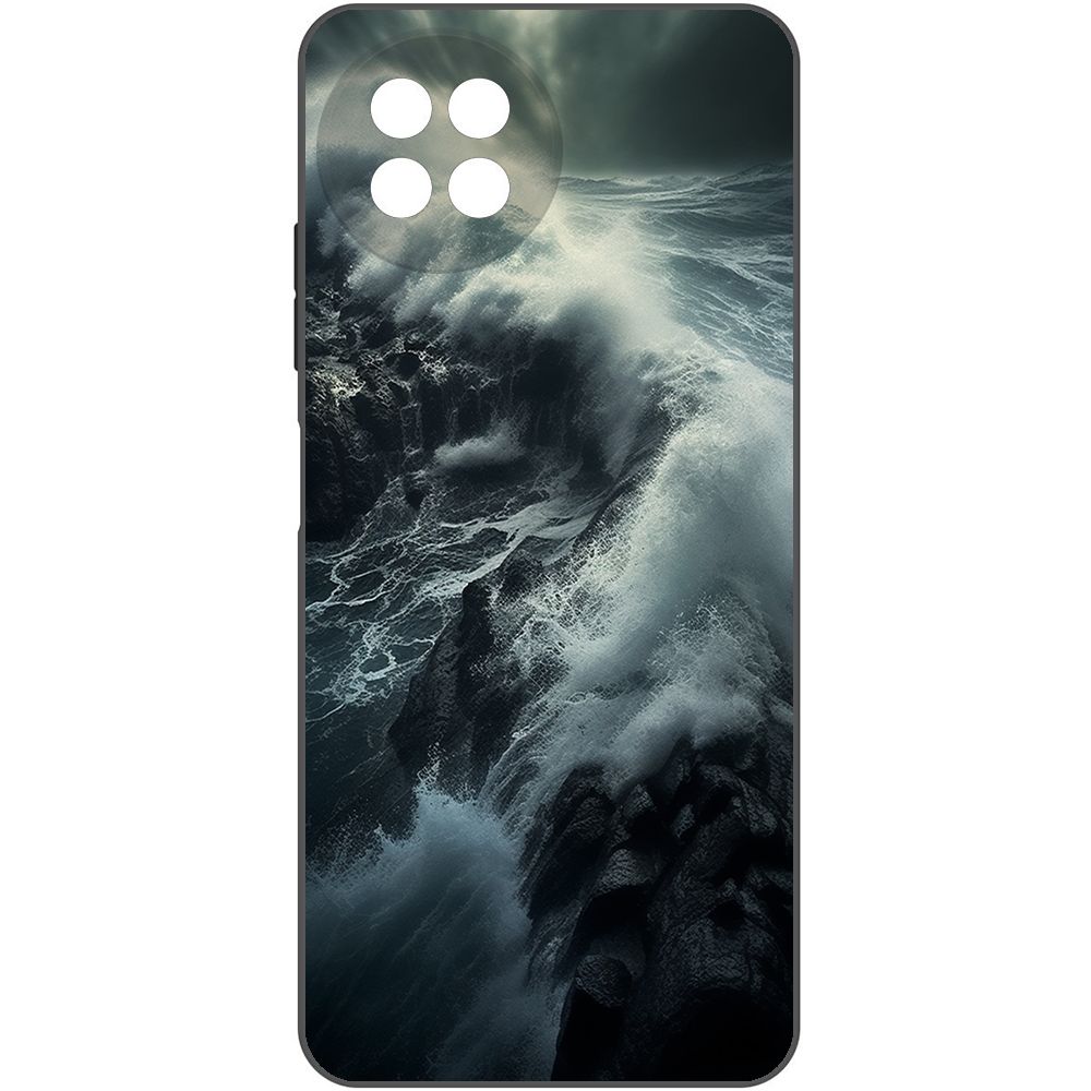 

Чехол-накладка Krutoff Soft Case Шторм для Itel S23 черный