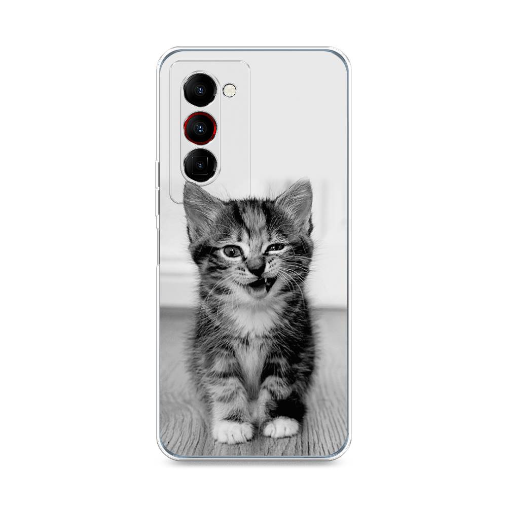 

Чехол Awog на Tecno Camon 18 Premier "Подмигивающий котенок", Разноцветный, 300850-1
