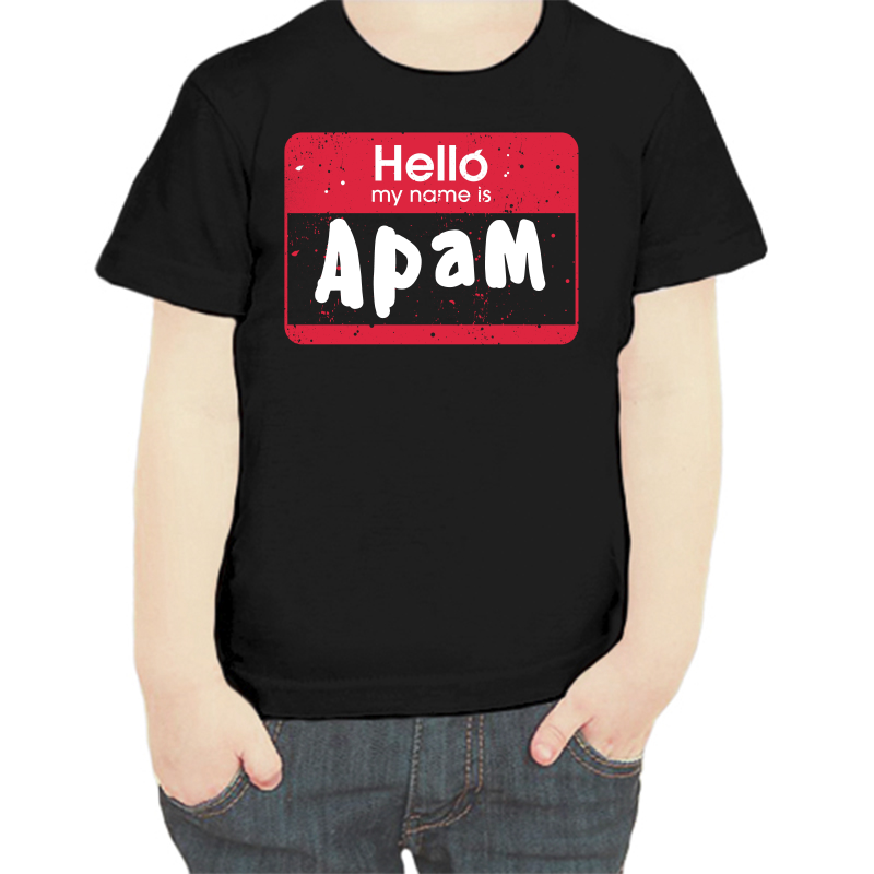 

Футболка мальчику черная 32 р-р hello арам, Черный, fdm_hello_aram