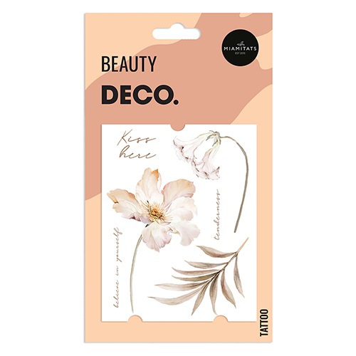Купить Татуировка для тела DECO PASTEL FLOWERS by MIAMITATS переводная (Flower), DECO.
