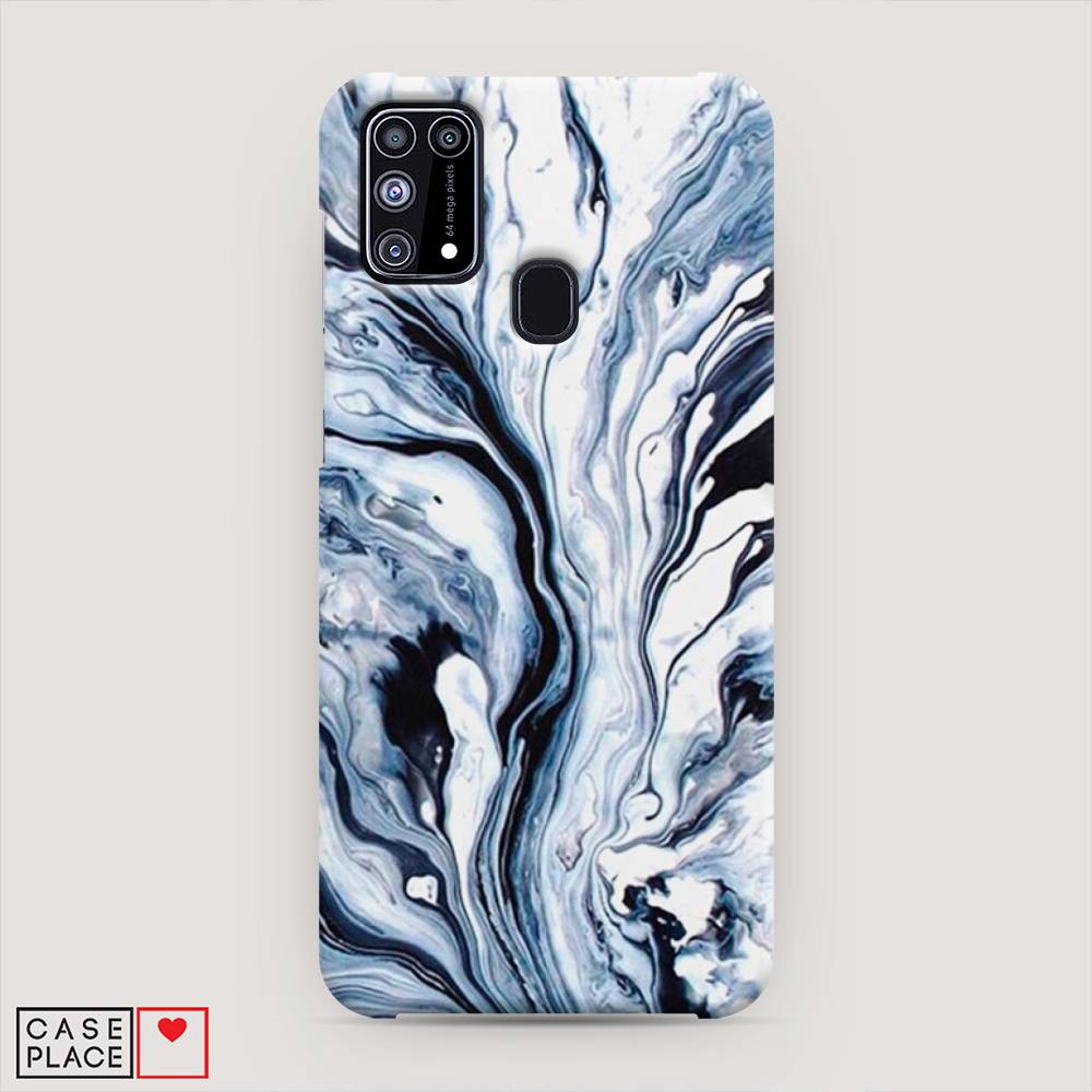 

Пластиковый чехол "Голубой минерал мрамор" на Samsung Galaxy M31, 2100720-2