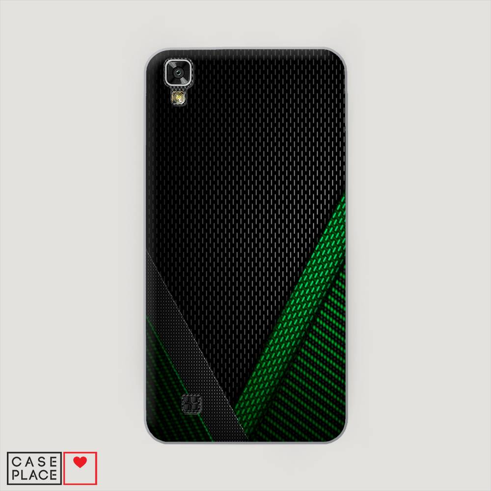 

Чехол Awog на LG X Power (K220DS) "Зеленый карбон", Черный;зеленый, 82350-3