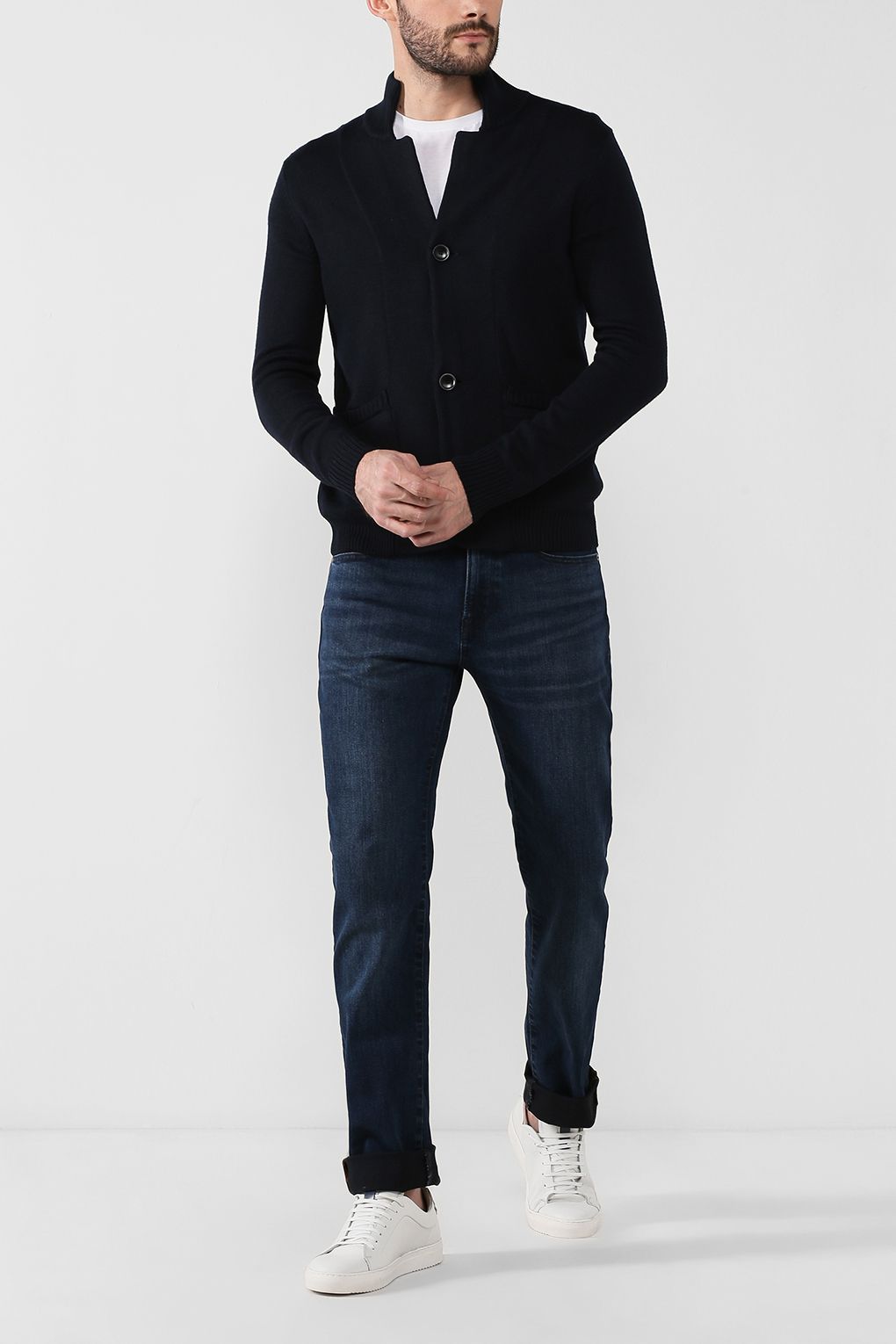 

Кардиган мужской D.Molina DM2008T4047-205 синий M, DM2008T4047-205