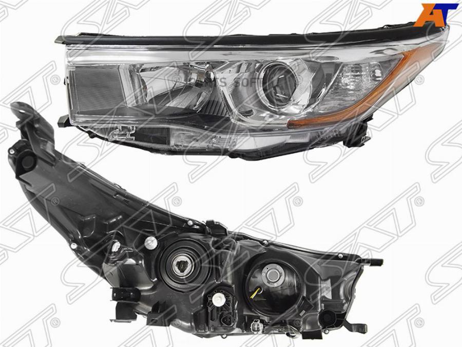 

Фара Toyota Highlander 13-16 Lh (левый) Галоген С Корректором Sat арт. ST-112-1143LMLD-M7
