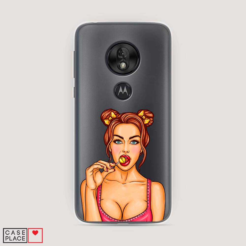 

Чехол Awog на Motorola Moto G7 Play / Моторола Мото G7 Плэй "Вкусный леденец", Разноцветный, 241250-7