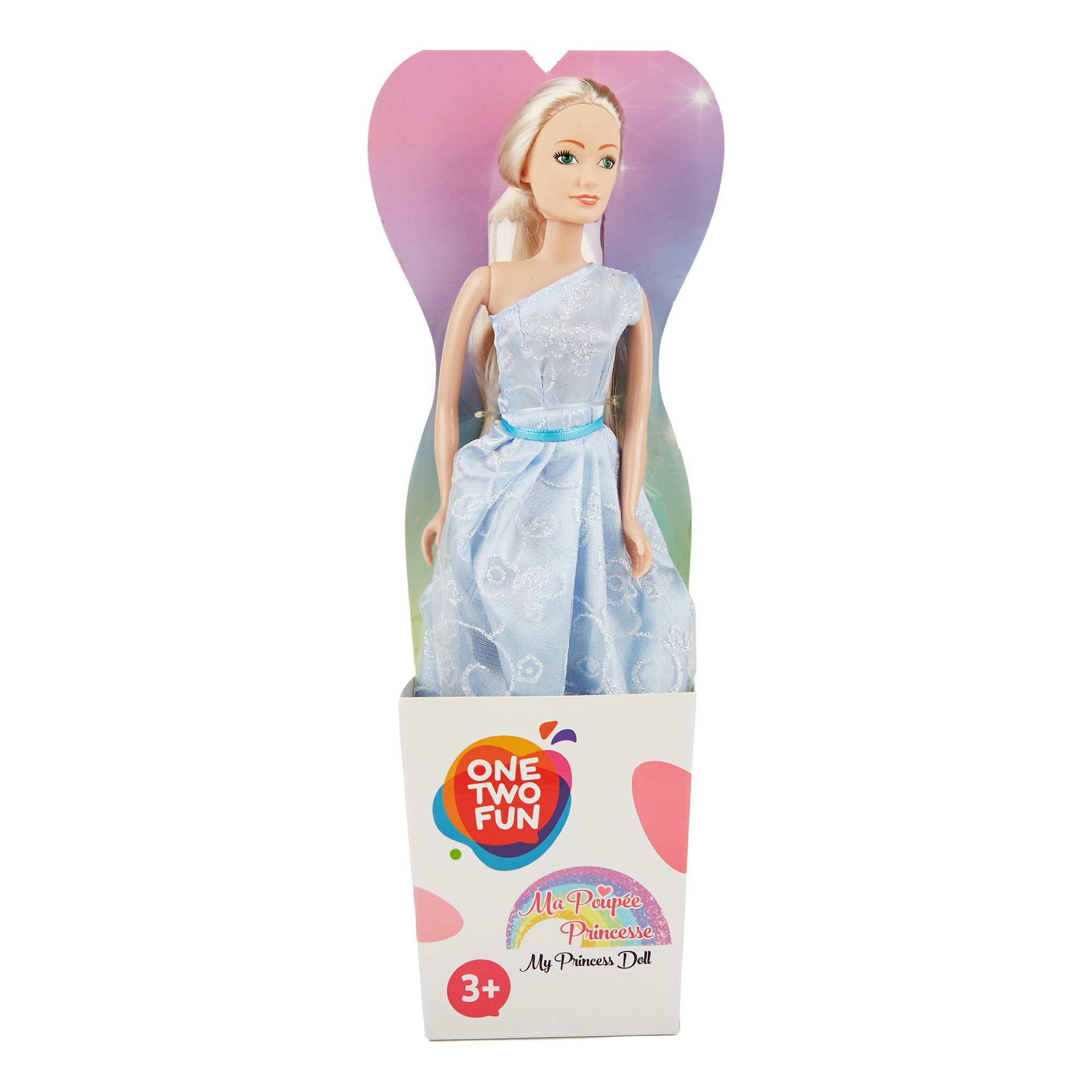 Кукла ONE TWO FUN Принцесса 39 см в ассортименте (цвет по наличию)