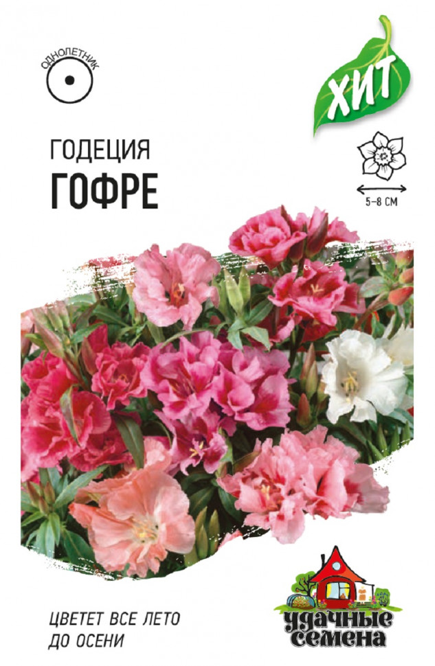 

Семена годеция Гофре Удачные семена 1071857564-20 20 уп.