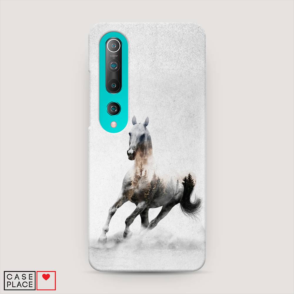 

Пластиковый чехол "Лошадь лес" на Xiaomi Mi 10 Pro, 37820-1