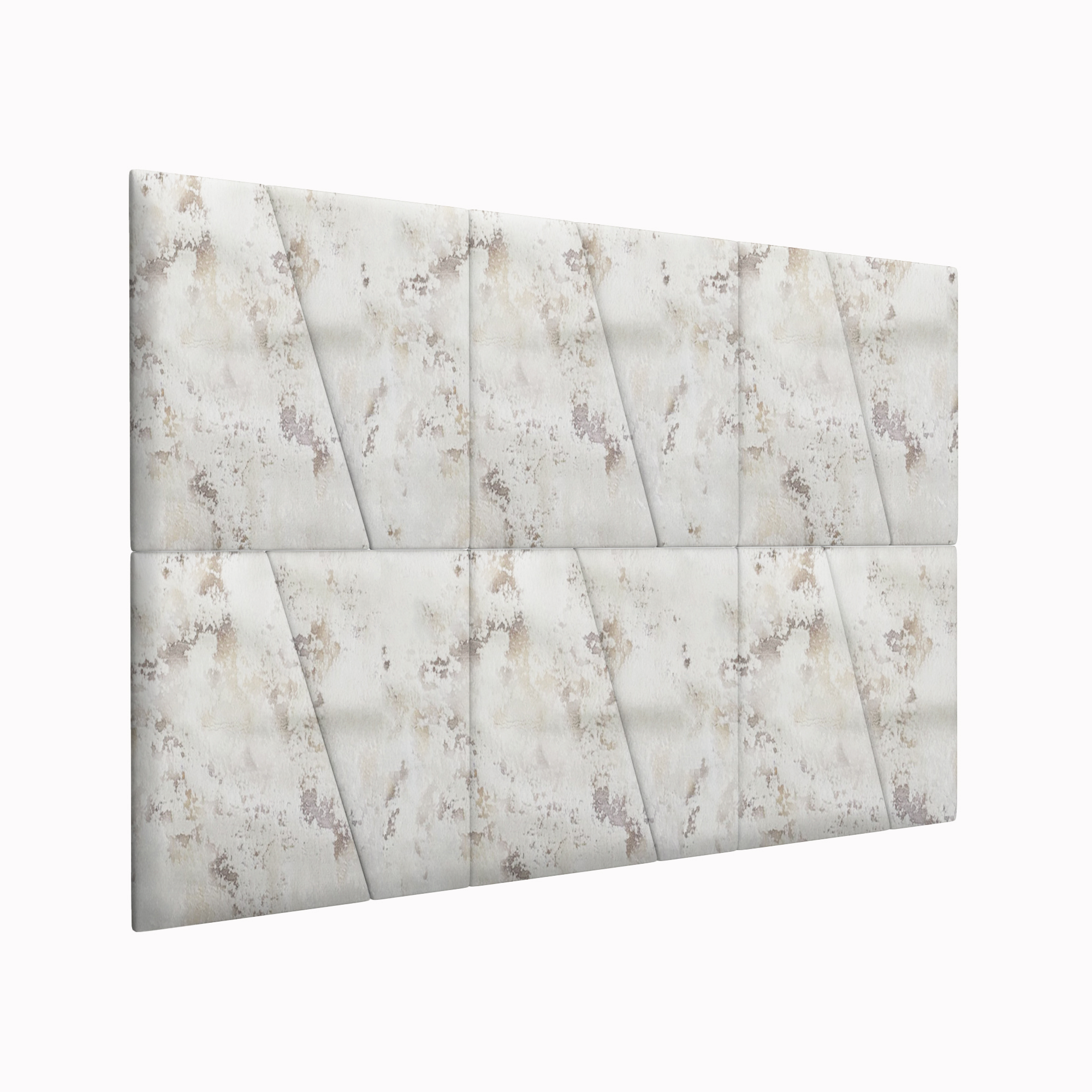 фото Мягкие обои shtorm ivory 50х50dl см 2 шт. tartilla