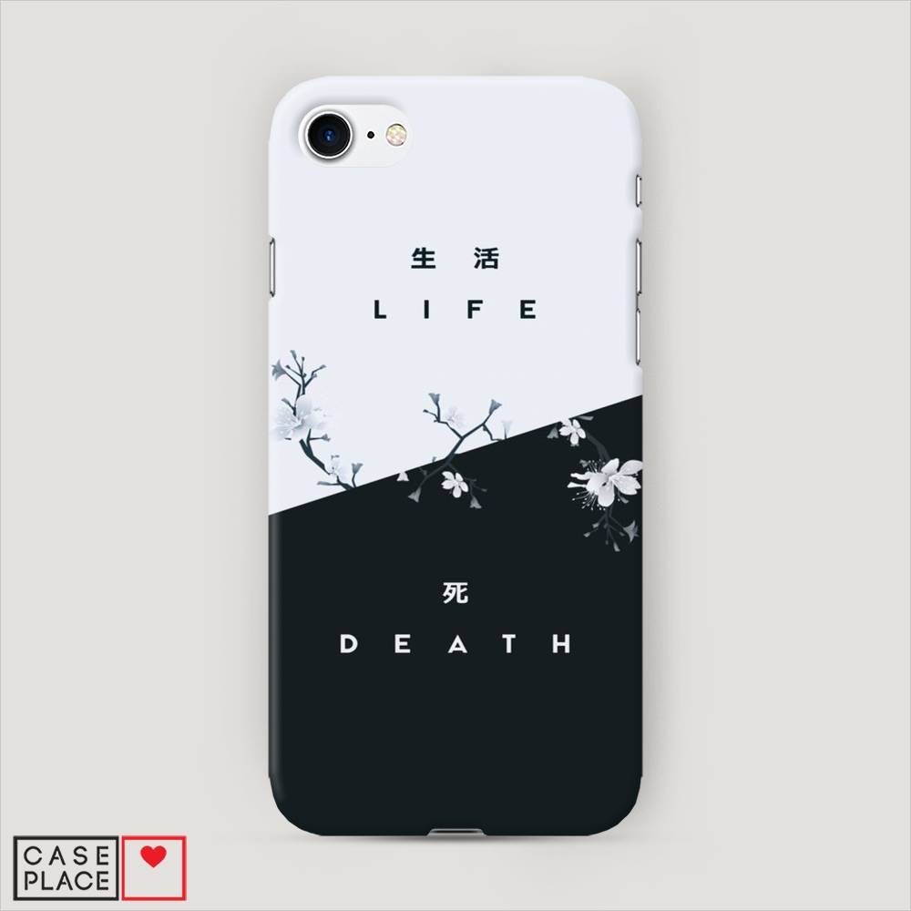 фото Пластиковый чехол "life and death" на apple iphone se 2020 awog