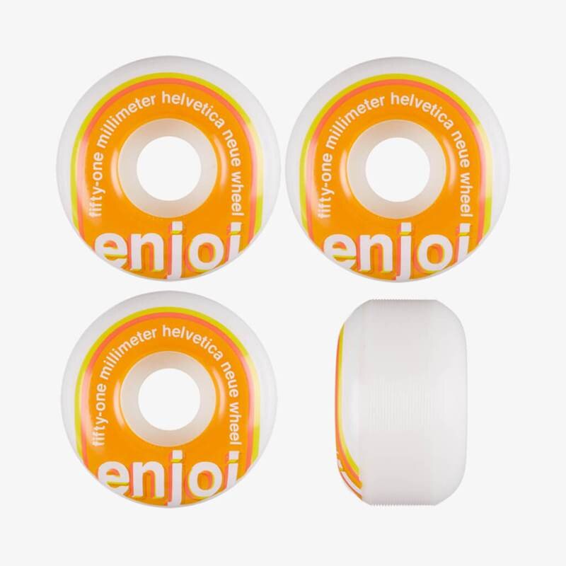 фото Колеса для скейтборда enjoi helvetica neue wheels orange 51mm 2022 enjoy