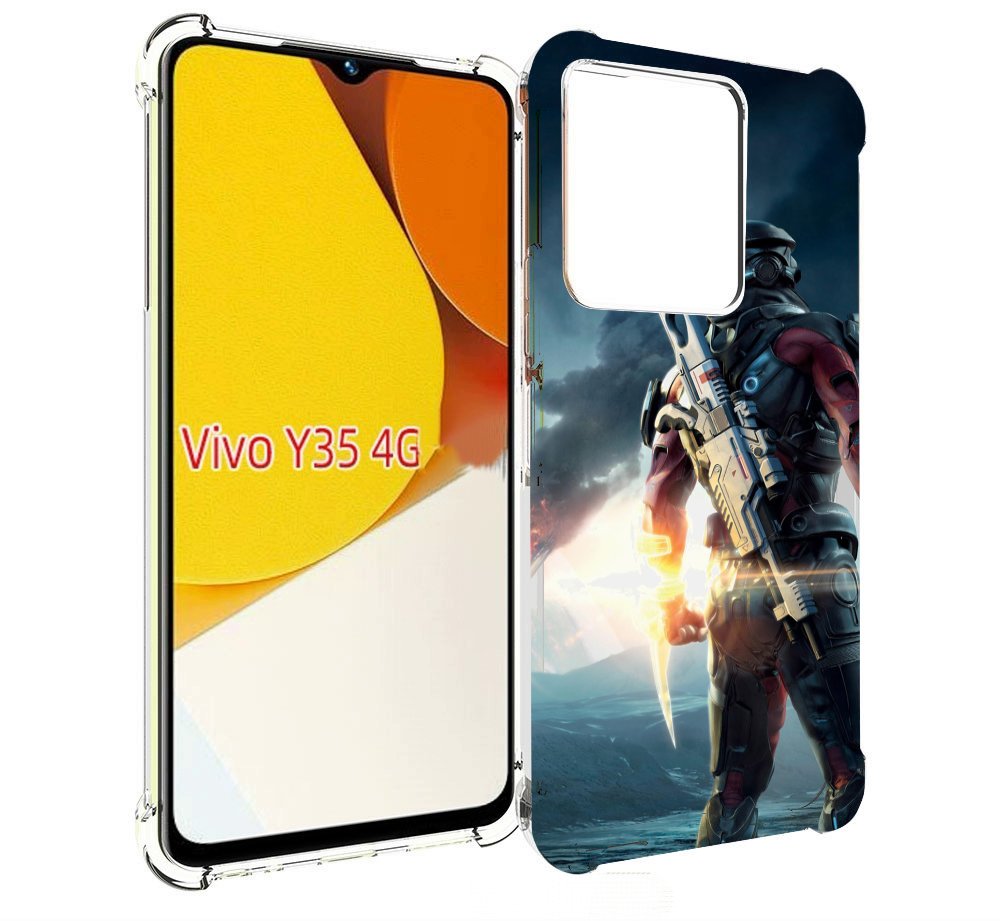 

Чехол MyPads Mass Effect Andromeda Ryder для Vivo Y35 4G 2022 / Vivo Y22, Прозрачный, Tocco
