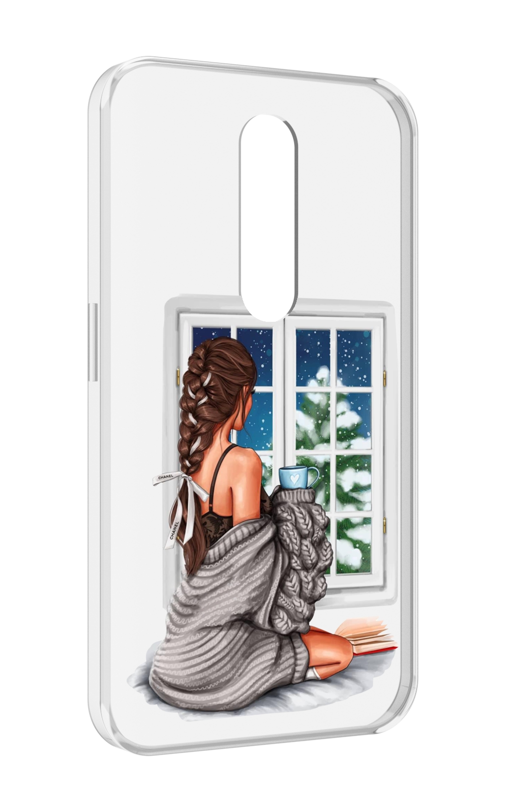 

Чехол MyPads уютное-зимнее-окно женский для Motorola Moto X Force (XT1585 / XT1581), Прозрачный, Tocco