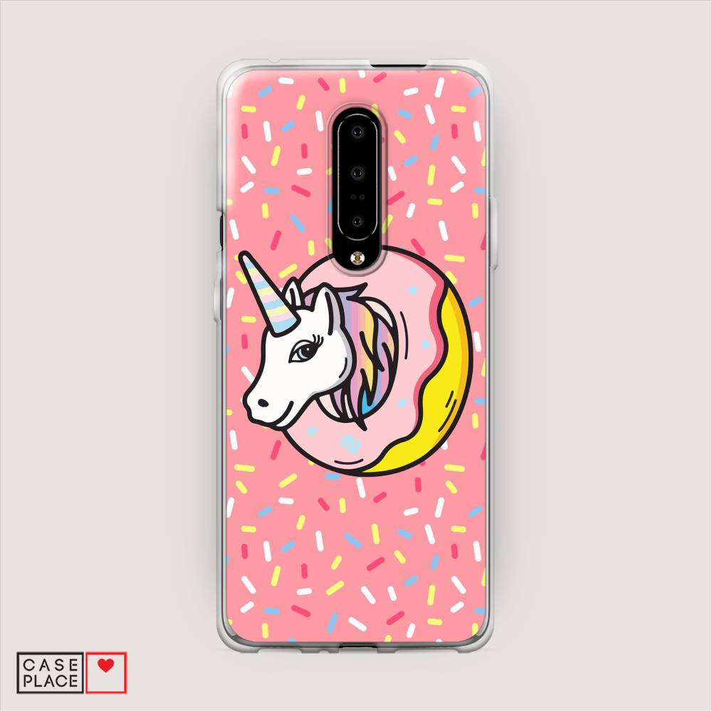 

Чехол Awog на OnePlus 7 Pro / ВанПлас 7 Pro "Единорог в пончике", Розовый;желтый;белый, 150850-2