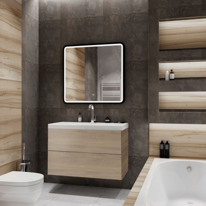 

Мебель для ванной Art&Max Verona 80 Rovere Chiaro Sonoma