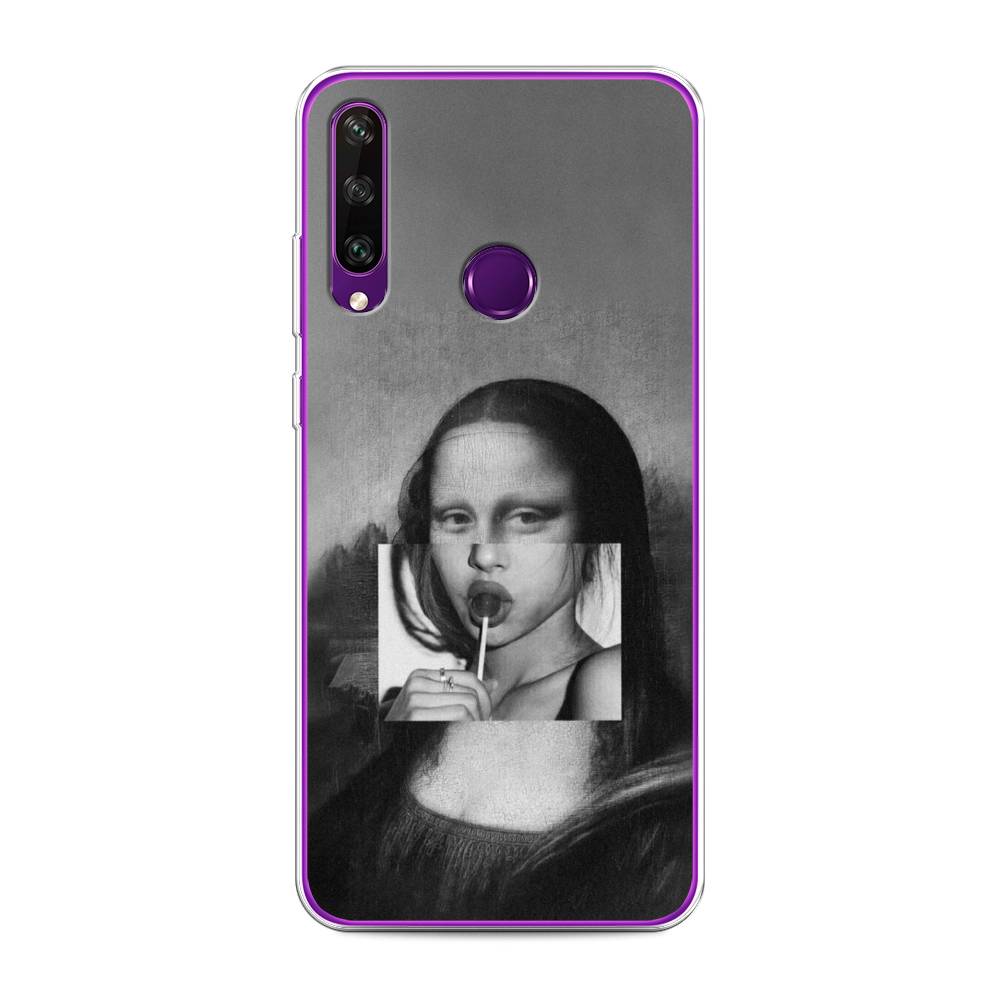 

Чехол Awog на Huawei Y6p "Mona Lisa sucking lollipop", Серый, 6103250-9