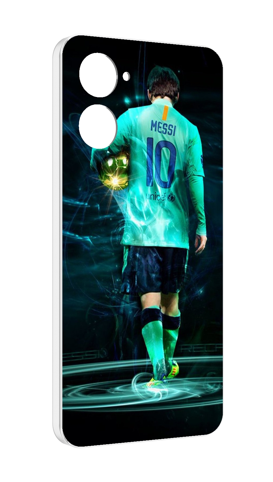 

Чехол MyPads Месси мужской для Realme 10S противоударный, Tocco