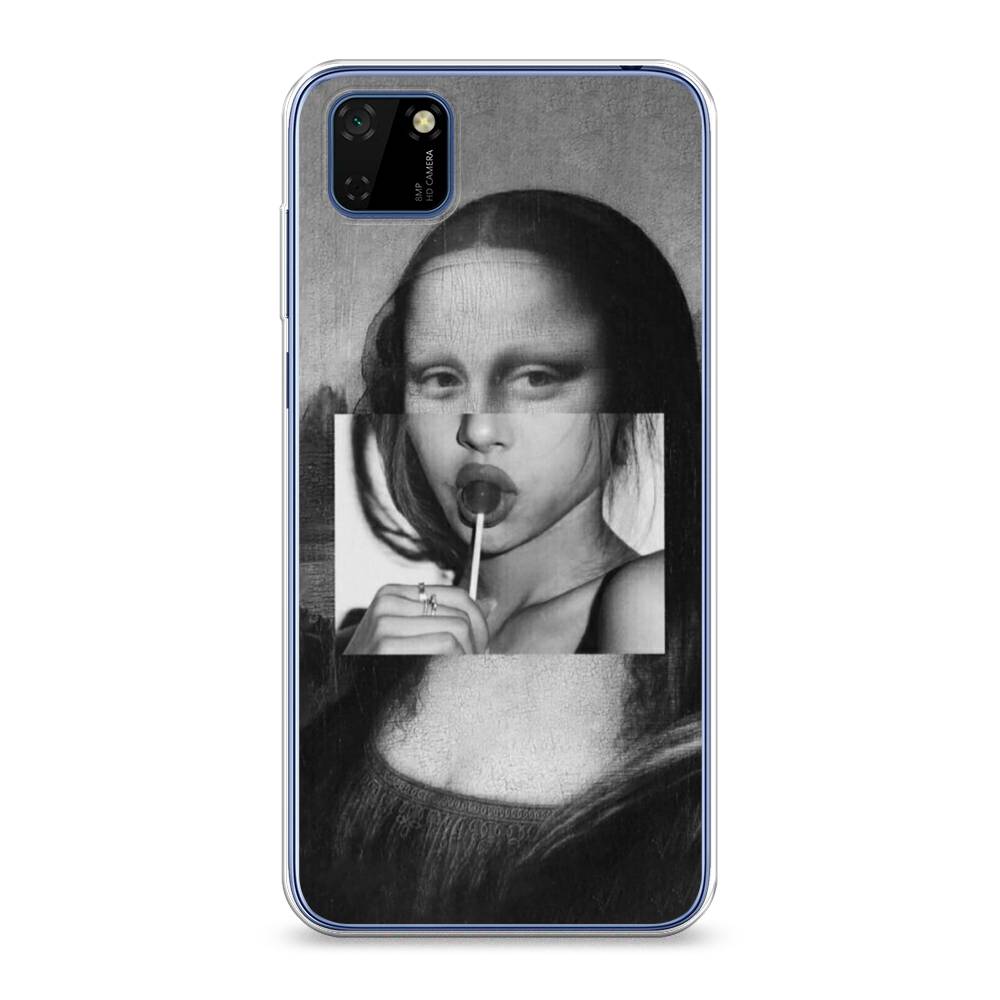 

Чехол Awog на Huawei Y5p "Mona Lisa sucking lollipop", Серый, 6103750-9