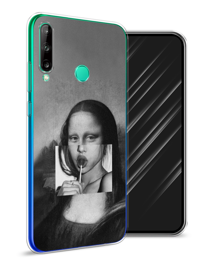 

Чехол Awog на Huawei P40 lite E "Mona Lisa sucking lollipop", Серый, 612450-9