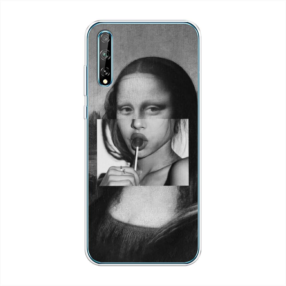 Чехол Awog  на Huawei P Smart S Mona Lisa sucking lollipop