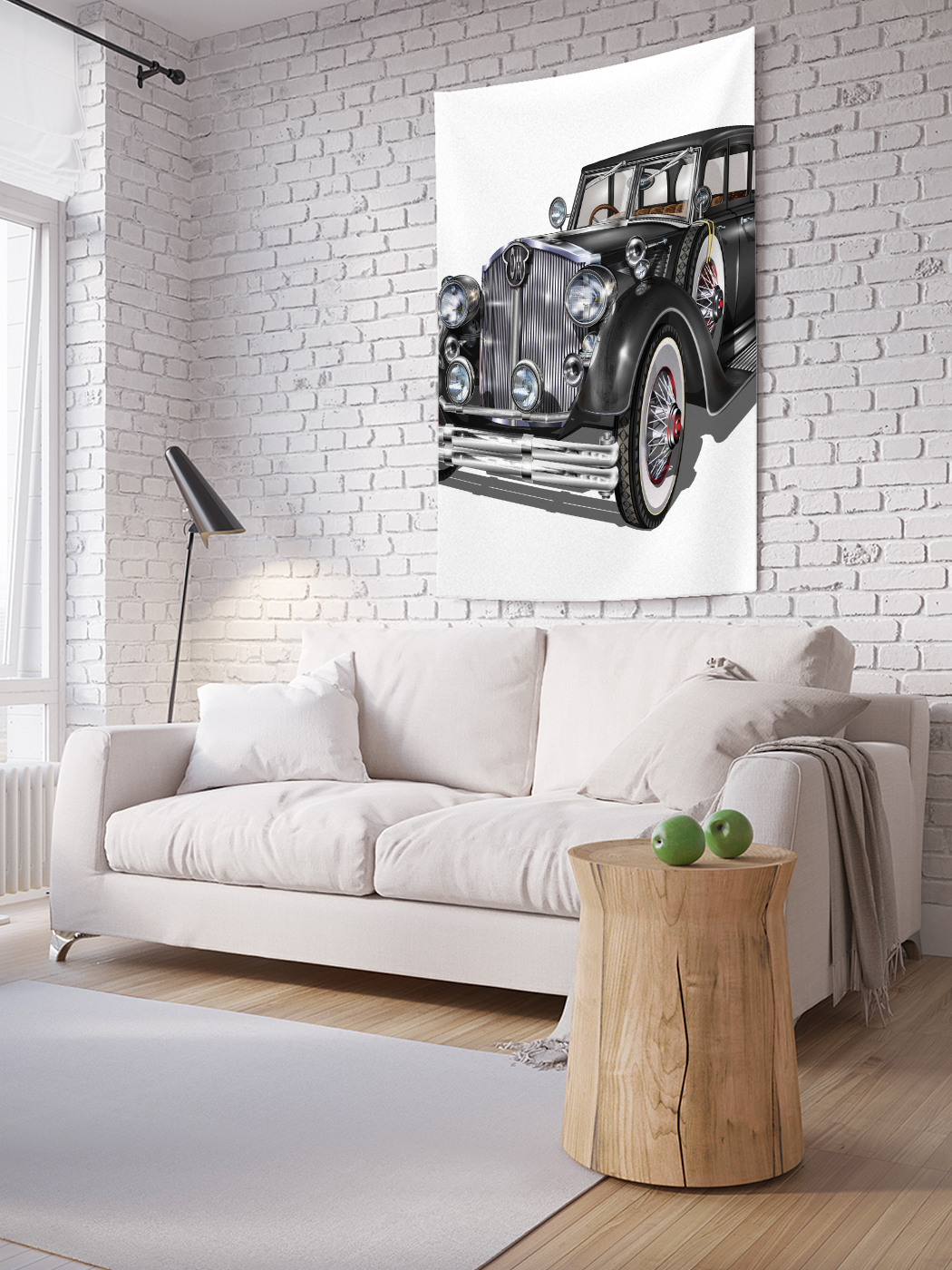 

Вертикальное фотопанно на стену JoyArty Шикарное авто ретро 100x150 см, Шикарное авто ретро