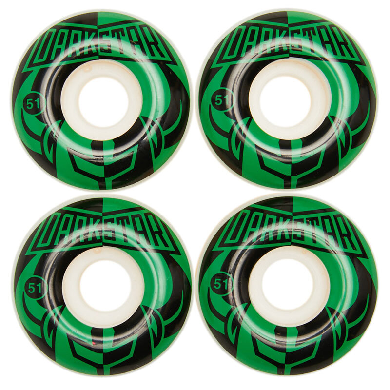 фото Колеса для скейтборда darkstar divide wheels green 51mm 2021