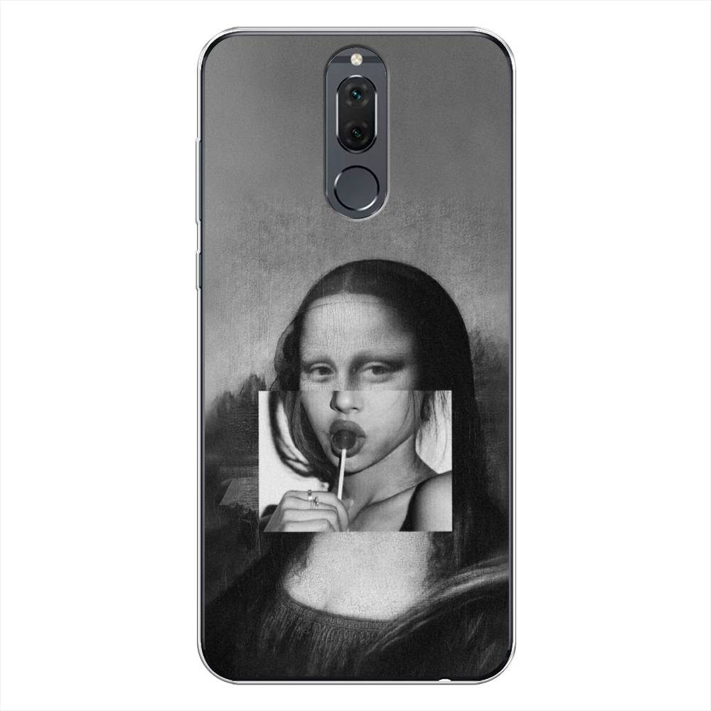 

Чехол Awog на Huawei Nova 2i "Mona Lisa sucking lollipop", Серый, 64150-9
