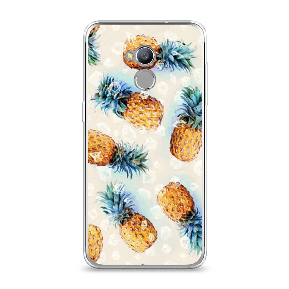 

Чехол Awog на ZTE Blade V7 Lite / ЗТЕ Блэйд V7 Lite "Ананасы", 130450-3