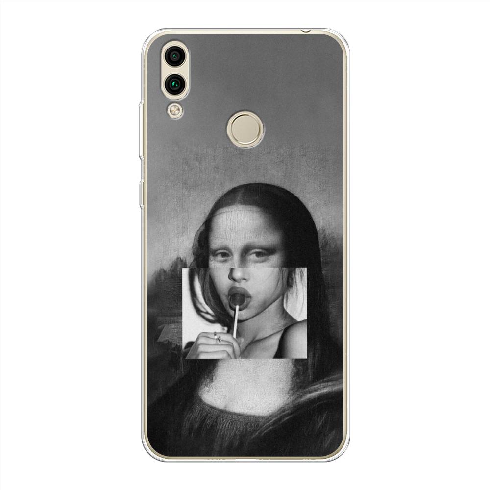 фото Чехол awog "mona lisa sucking lollipop" для honor 8c