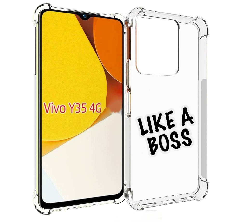 

Чехол MyPads Like-a-boss для Vivo Y35 4G 2022 / Vivo Y22, Прозрачный, Tocco