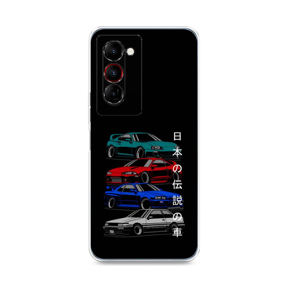 

Чехол Awog на Tecno Camon 18 Premier "JDM Legend cars", Разноцветный, 300850-5