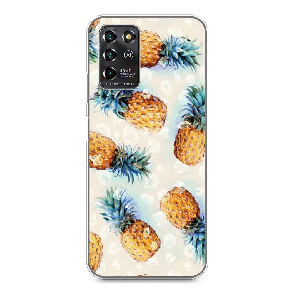 

Чехол Awog на ZTE Blade V30 Vita / ЗТЕ Блэйд V30 Vita "Ананасы", Разноцветный, 135050-3