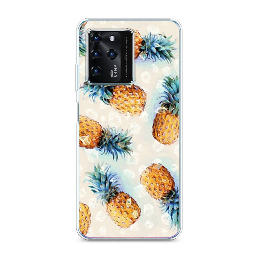 

Чехол Awog на ZTE Blade V30 / ЗТЕ Блэйд V30 "Ананасы", Разноцветный, 135350-3